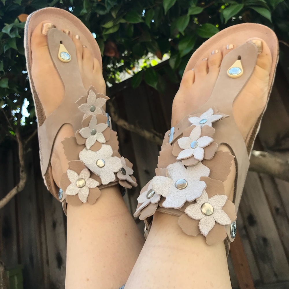 Birkenstock Gizeh High Flower/Tassel 38 Regular